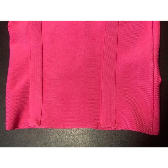 Women's House of London V-Neck Cut Out Bandage Style Mini Dress Pink Size XS - Picture 4 of 12